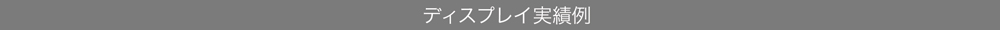 ディスプレイ実績